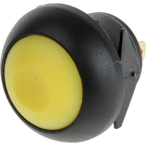 Bouton-poussoir, Momentané, Unipolaire à une direction, 100 mA (50 V c.c.), 125 mA (125 V c.a.), 200 mA (250 V c.a.), ( Prix pour 1 ) (1/2)