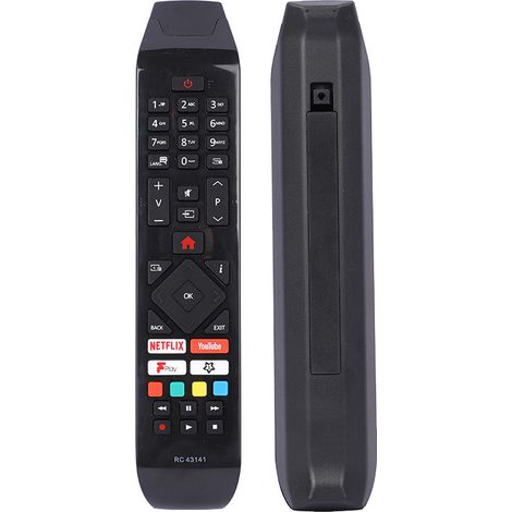 Télécommande pour téléviseur compatible Hitachi RC43141 de remplacement (1/4)