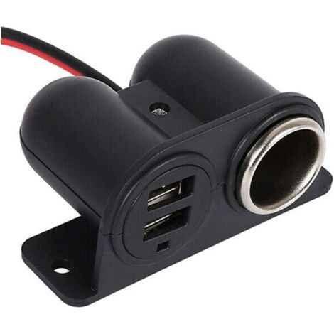 Adaptateur cigare USB 12 V / 24 V pour voiture, camion et camping-car – Double port USB pour charge rapide de smartphone et autres appareils