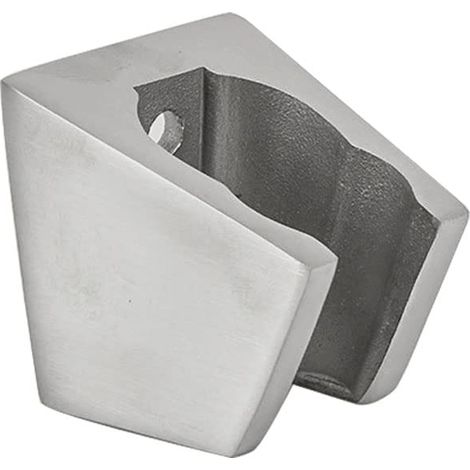Soporte Douche Support Pommeau de Douche de Acier Inoxydable Support de Douche Mural de Douche avec Vis Support Douchette Réglable à Deux Positions Argent Support de Douche Shower Head Holders (1/4)