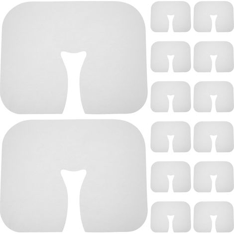Housses D’Appui-Tête Jetables en Tissu Non Tissé Respirant 600 Pièces Ouverture Faciale pour Tables de Massage Lits de Spa et Soins Esthétiques Protection Hygiénique (1/5)