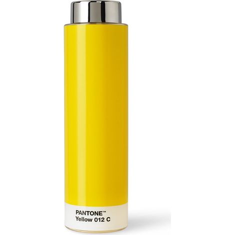 Pantone Drinking Bottle, Tritan (Plastic) Water Bottle, 500 ml, Yellow 012 C (1/3)