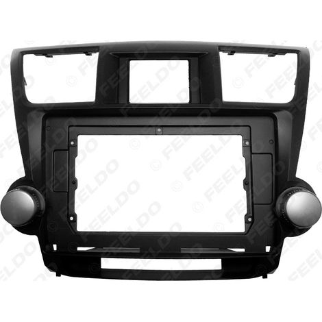 Cadre polyvalent pour 10 cadres de modification de navigation et audio-visuels grand écran Android Toyota Highlander Kluger (10,1 pouces).