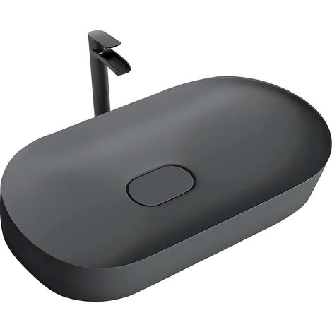 LAVABO DE CONGLOMERADO IRIS 71 CM GREY MATT (1/5)