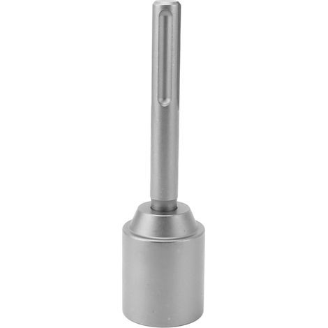 5-Loch-T-förmiger Pfahlrammer, Stahlschaft, manueller Pfahlrammer, Schlagbohraufsatz, 20 cm lang, 45 mm / 1,8 Zoll Durchmesser (1/5)