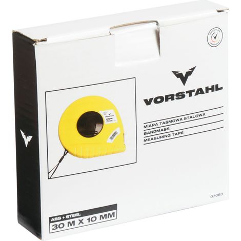 Ruban à mesurer en acier 30 m x 10 mm Vorstahl (1/4)