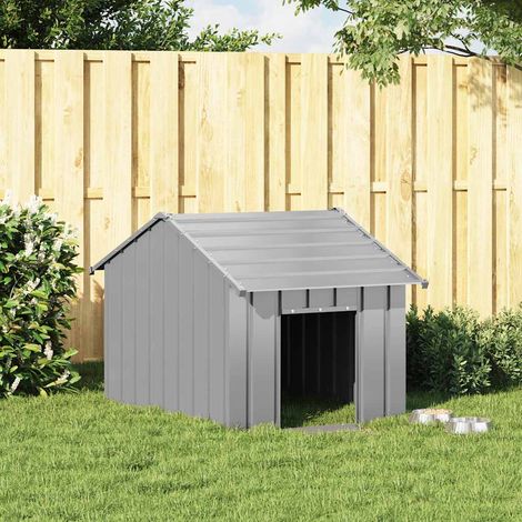 Maison Exclusive - Hundehütte mit Dach 83x130x85 cm Verzinkter St