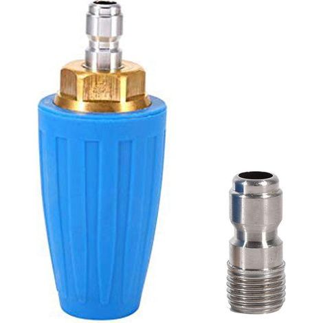 Buse à turbine rotative pivotante 3000PSI – accessoire pour pistolet nettoyage haute pression – 1/4" GPM 2.5-4.0 – taille 4 (1/4)
