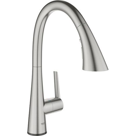 GROHE Zedra Touch Mitigeur électronique pour évier, portée 233mm, (1/5)
