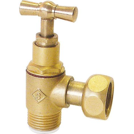 SOMATHERM FOR YOU - WC rubinetto staffa a staffa in ottone M12 / 17 (3/8 '') - Dado Prigioniero 12/17 (3/8 '')