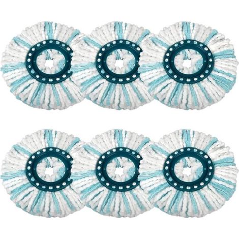 Tête de balai à franges en microfibre compatible avec Leifheit Clean Twist et Clean Twist Disc Mop Ergo (1/4)