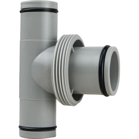 DTEKGAZ - T-Stück für Poolschlauch von 1,25"/32 mm auf 1,5"/38 mm Schlauch, Ersatz-T-förmiger Poolschlauchadapter für Aufstellpoolarmaturen