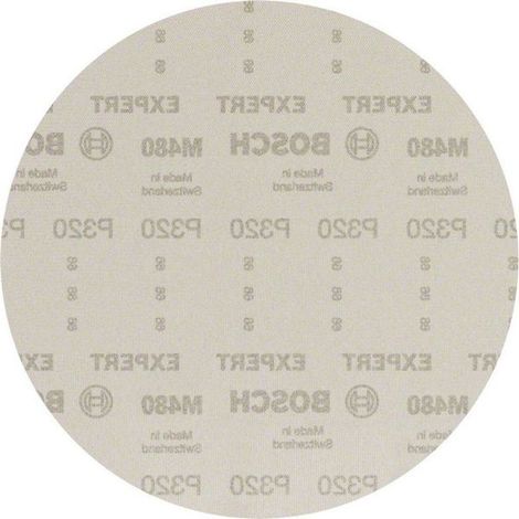 Disco abrasivo a rete Bosch M480 225 mm grana G320 per finitura ultra fine