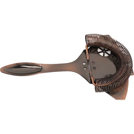 Passoire à glace multifonctionnelle en acier inoxydable 304, filtration efficace, idéale pour la maison et les bars professionnels (bronze). (1/5)