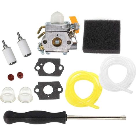 avec filtre à air et tournevis pour coupe-bordures Ryobi RBC30SET RLT30CET RHT2660DA RLT26CD RLT26CDS 26cc 30cc Homelite Débroussailleuse Remplace Zama C1U-H60 308054003 985624001 (1/5)