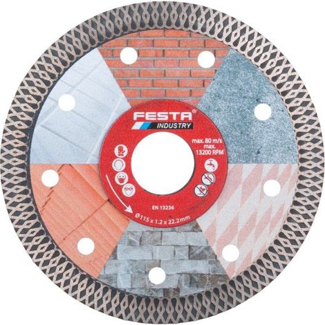 Disque diamant pour carrelage et céramique 115x1.4x22.2mm