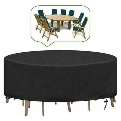 Housse Table de Jardin，230x110cm，, Housse Mobilier Jardin 210D Polyester Imperméable Bâche Salon de Jardin Protection Antipoussière Housse de Meuble pour Tables de Jardin, Chaise, Canapé (1/5)