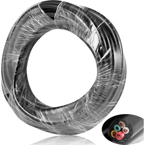 5M Câble de véhicule FLRYY 5 Filsx 0.65mm² 12V 24V Rond Câble,Câble de Remorque,Câble pour L'automobile Caravane Car 5 Fils Cable Extension Remorque,Cable Electrique (1/4)