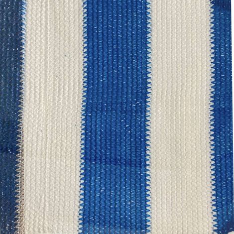 Rete ombreggiante - 90% - h 200 cm - rotolo 100 mt - Colore: Blu e Bianca