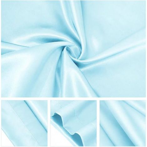 Taie Oreiller Satin 65x65 - Similaire aux Taie d Oreiller en Soie Lot de 2, Prend Soin de Votre Peau 65 x 65 cm (Lot TAIE OREILLER (1/5)