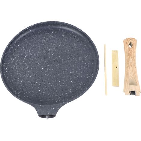 28 cm große, antihaftbeschichtete Bratpfanne für Eier, Steaks und Pfannkuchen, hitzebeständig (1/5)
