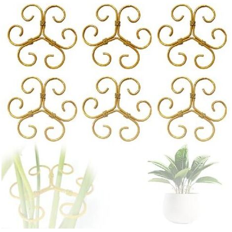 Tuteur empilable en fibre naturelle pour la croissance verticale, support extensible pour les plantes grimpantes d'intérieur et les racines aériennes, pour Monstera, Pothos et autres. (1/5)