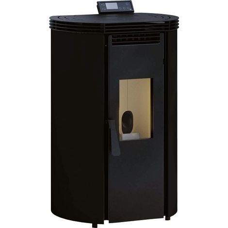 Poêle à granulés rond - FM CALEFACCION BP-100-C 8.5 kW  Noir - Sans module wifi