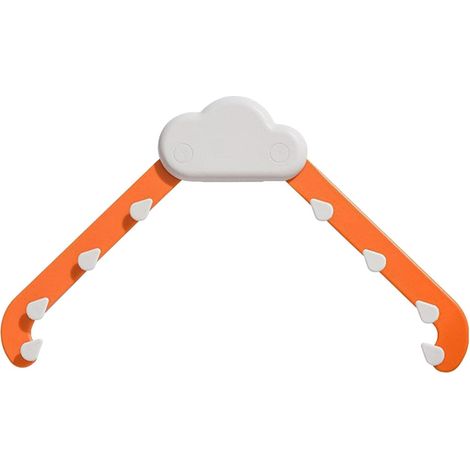 Panier d'assistance d'évier d'angle, pour les restes de cuisine, les ordures, les déchets alimentaires (orange) (1/5)