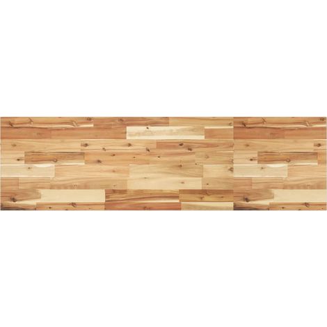 Maison Exclusive - Schweberegal 140x40x2 cm Massivholz Akazie Ölb