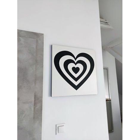 Grande cuore in MDF per la parete - Obrysek Premium (1/5)