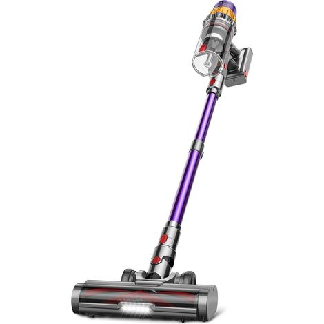Aspirateur sans fil pour poils d'animaux, 2 batteries, autonomie de 150 min, 58 kPa, 650 W, forte aspiration, brosse anti-enchevêtrement