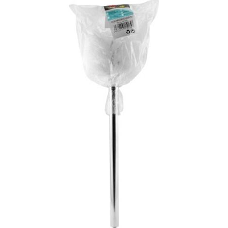 Escobilla de inodoro Lauxa Home con mango de metal, diseño moderno y 34.5 cm