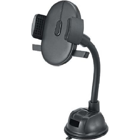 Trade Shop - UNIVERSAL HANDYHALTER FÜR 4" - 7" SMARTPHONE HALTERUNG MIT SAUGNAPFERKUPPLUNG AUTO PT-C023 - (1/2)