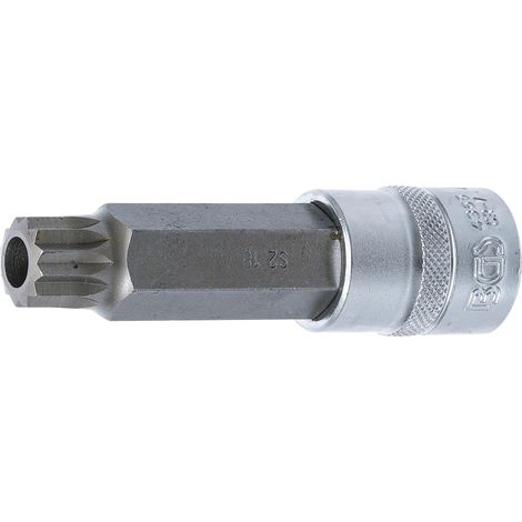 BGS Bit de inserción longitud 100 mm accionamiento cuadrado interior 12,5 mm (1/2") XZN (para XZN) con orificio M18 - 4365 (1/2)