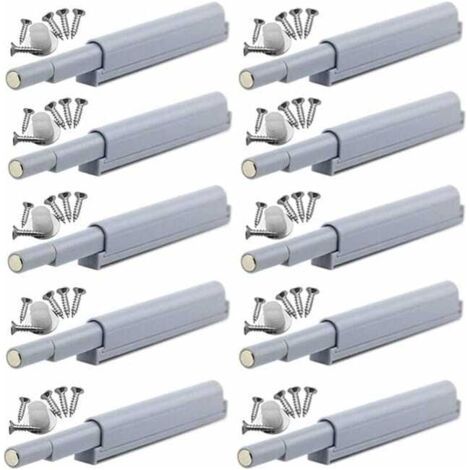 pour ouvrir magnétique loquets Fermetures magnétiques push-open ouvre et ferme la porte avec une simple pression (10 pièces) (1/5)