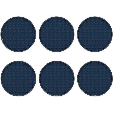 Dessous de verre en silicone avec support, protecteurs de table antidérapants et résistants à la chaleur pour le bois, le verre et tous types de surfaces. (1/5)