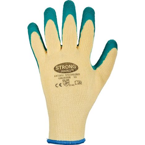 STRONGHAND 0501-09 Handschuhe Specialgrip Größe 9 gelb/grün EN 388 PSA-Kategorie (1/5)