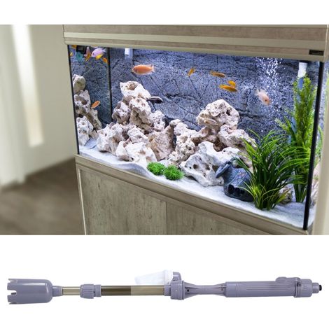 3-in-1 Elektrischer Aquarienwasserwechsler, Sandwäscher, Abfallsauger, Reinigungsfilter (1/5)