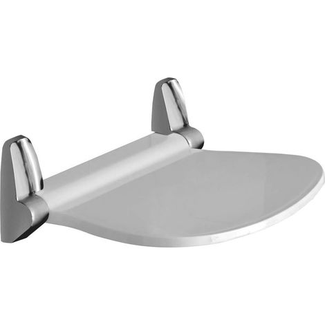 Sapho Sound - Asiento plegable para ducha 39x35 cm, blanco 2282 (1/5)