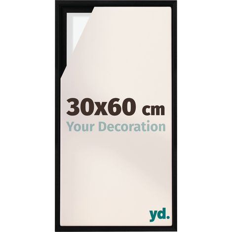 Your Decoration - Cadre flottant - Noir Mat - Cadre en caisse américaine pour toile sur chassis - MDF - Lyon (1/5)