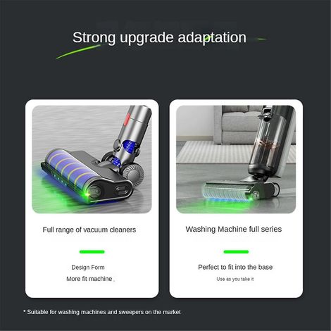 Voyant lumineux de poussière pour aspirateur - Indicateur de poussière d'animaux - Lampe LED rechargeable universelle - Accessoire d'aspirateur gris (1/5)