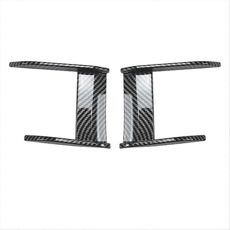 Divisor de ventilación de parachoques delantero para coche, alerón tipo labio, cuchilla de viento para Serie 1 F40 118i 120i 2019+MP Fibra de carbono (（）)