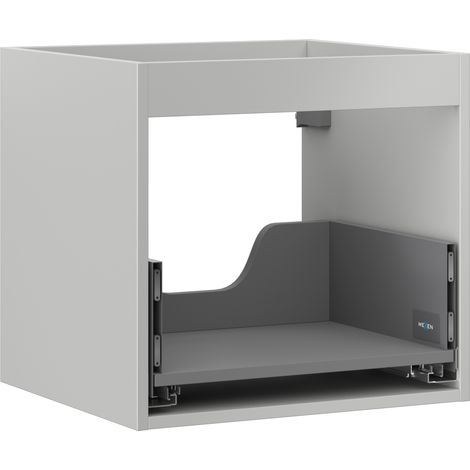 Mexen Box-A corpo dell'armadietto sotto-lavabo 50 cm, 1 cassetto, grigio opaco - 91AX0-0500-470-1-62 (1/4)