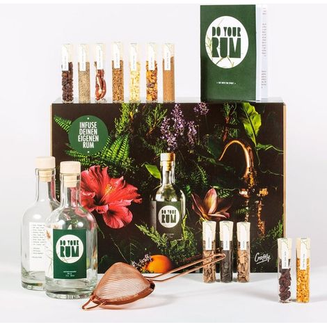 DIY Rum Herstellungsset Geschenk für Papa Guy Männlich Alkohol Geburtstag (1/4)