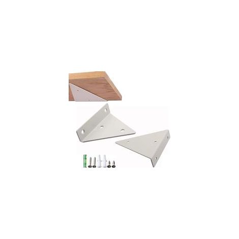 2 Pièces Supports Equerre Etagere, avec caractéristiques : Étagère, Vis, 2PIÈCES