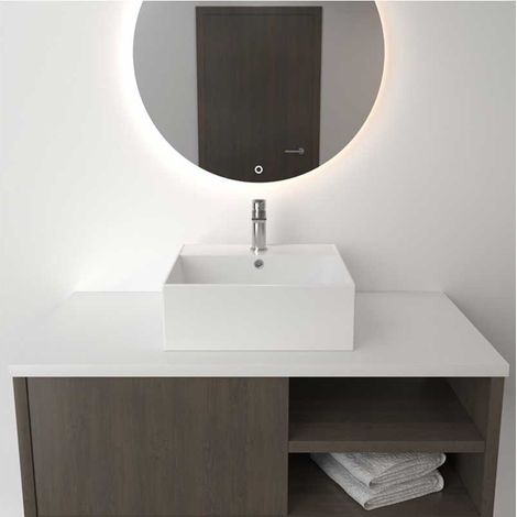 Lavabo d'Appoggio Quadrato 9302 - 46x46 cm - h16 cm - GME (1/3)