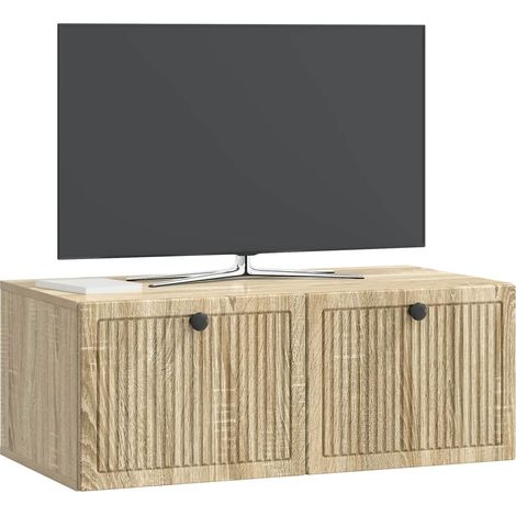 Maison Exclusive - Wandmontierter TV-Schrank Sonoma-Eiche 78,5 x
