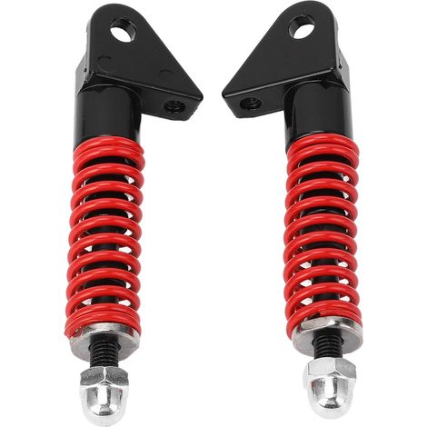 Amortisseur Avant Hydraulique de 128 Mm, Amortisseur à Haute Performance, Universel pour Moto de Scooter électrique VTT en VTT (rouge) (1/5)