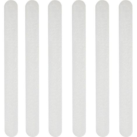 24 Stück rutschfeste Duschaufkleber, transparente Sicherheitsstreifen fürs Badezimmer