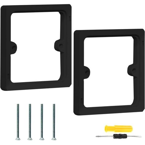 20mm Entretoise de prise simple Gang Carré pour Mount Back Pattress Box Augmentation de la hauteur pour Living Room School Office Socket Stackable (1/5)